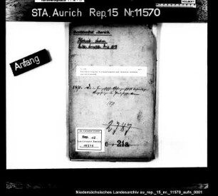 Die Ermittlung der Kriegsgefangenen und vermißten Soldaten aus Ostfriesland