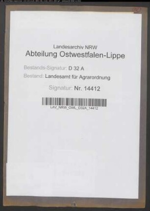 Band 5: "Flächennachweis"