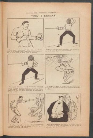 "Box" y esgrima - [Cómic] : Manual del perfecto "sportsman"