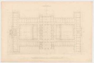 Thiersch, Friedrich von; Leipzig (Sachsen); Reichsgericht - Grundriss 1. OG