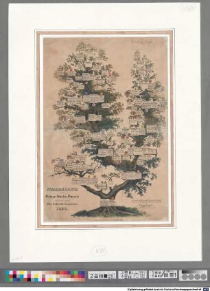 Stammbaum des Königs-Hauses Bayern von der Linie Pfalz-Birkenfeld-Zweybrücken 1836 : Aus archivalischen Quellen rein historisch bearb. und diplomatisch zusammen gestellt