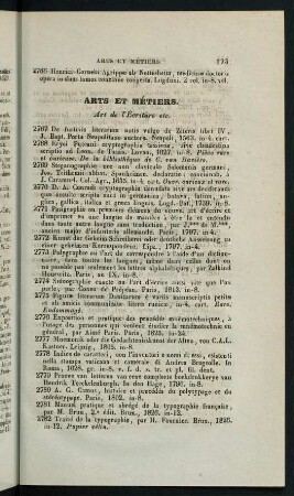 173-177, Arts et Métieres