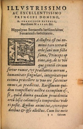 Hippolyti Bonacossae Tractatus in Materia Equorum