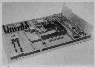 Modell eines ägypt. Hauses in Amarna [tell el-amarna]