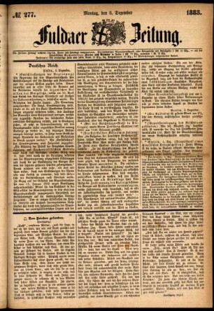 Ausgabe vom Montag, den 03. Dezember 1883.