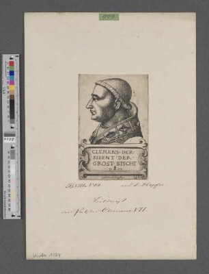 Clemens Der Sibent Der Grost. Bischf : Grost. Bischf