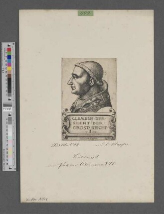 Clemens Der Sibent Der Grost. Bischf : Grost. Bischf