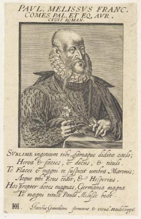 Bildnis des Pavl. Melissvs Franc.
