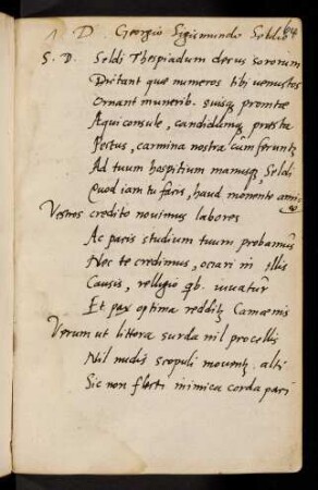 64r-73v, Epistolae et Disticha