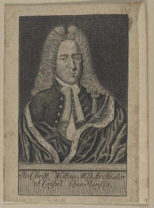 Bildnis des Jo. Christ. Wolfius