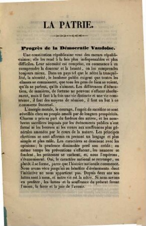 Almanach suisse : recueil mensuel, instructif et amusant. 3,3, 3. 1847, März