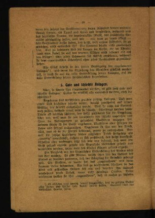5. Gute und schlechte Anlagen.