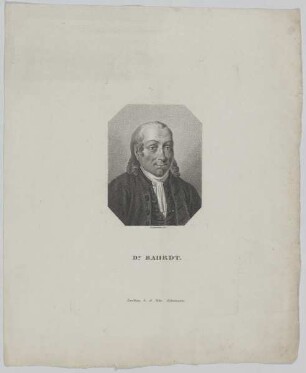 Bildnis des Johann Friedrich Bahrdt