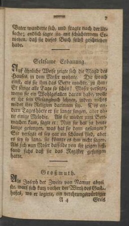 Seltsame Erbauung