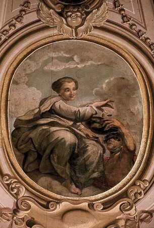Evangelisten und Tugenden