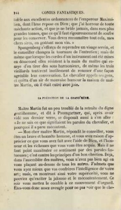 La prédiction de la grand'mère