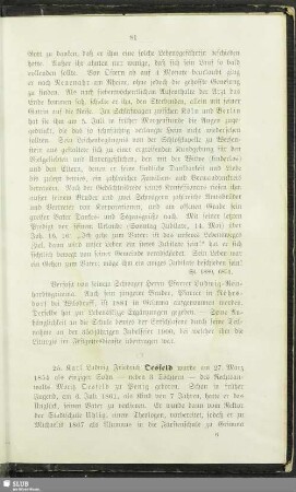 25. Karl Ludwig Friedrich Oesfeld