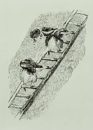 Leiterfahrt, Wendeltreppe, Steinkohlebergbau, Schottland