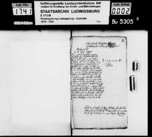 Zehntsachen, Oberamt Neckarsulm