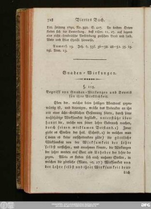 Gnaden-Wirkungen.