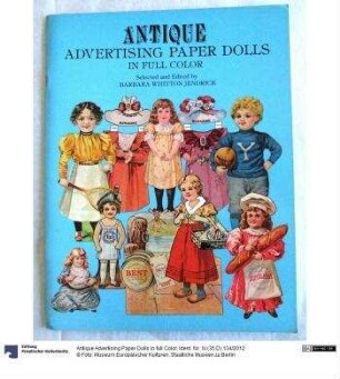 Antique Advertising Paper Dolls in full Color