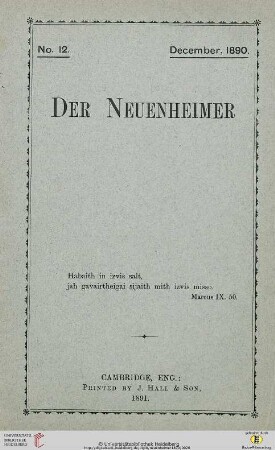 Heft Nr. 12 (December)