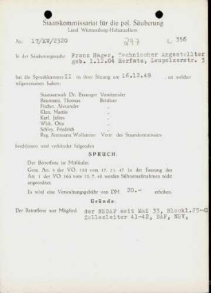 Hager, Franz