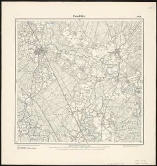 Meßtischblatt 2076 : Emsdetten, 1897 : Emsdetten. - Aufn. 1895. - 1:25000. - [Berlin]: Reichsamt für Landesaufnahme, 1897. - 1 Kt.