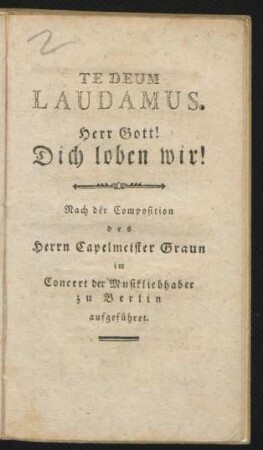 Te Deum Laudamus