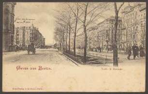 Ansichtskarte Yorckstraße und Hornstraße