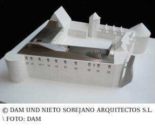 Erweiterung Kunstmuseum Moritzburg - Modell des Gesamtgebäudes