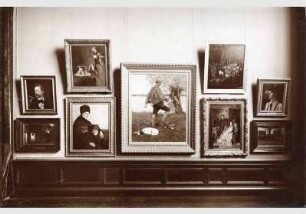 Blick in die Ausstellung der Nationalgalerie
