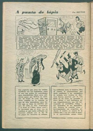 A punta de lápiz - [Historieta con viñetas]
