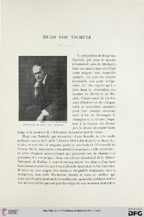 4. Pér. 7.1912: Hugo von Tschudi