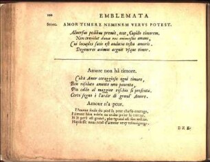 Amor Timere Neminem Vervs Potest
