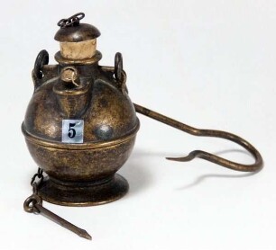 Grubenlampe (Handlampe für Ölbrand)