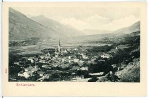 Schlanders. Blick auf Schlanders