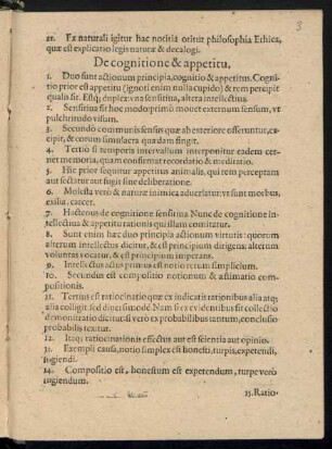 De cognitione & appetitu.