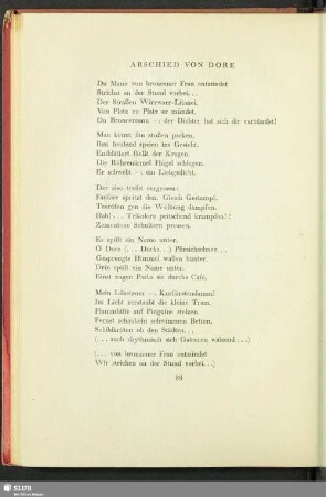 Abschied von Dore