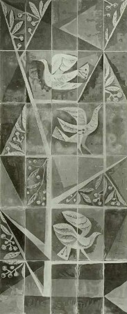 Vogel- und Blattmotive