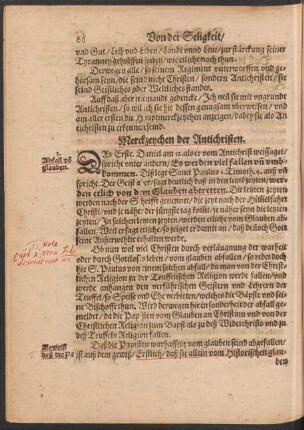 Merckzeychen der Antichristen.