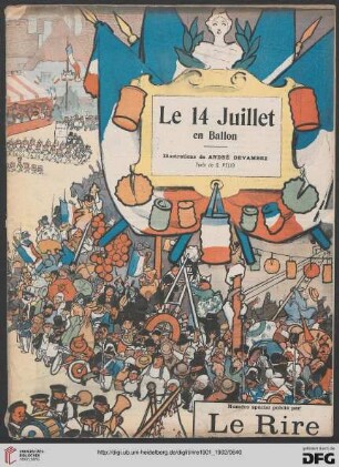 [No. 402 (20 Juillet 1902)] Numéro special: Le 14 Juillet en Ballon