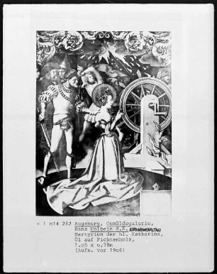 Flügelbilder des Katharinenaltars — Martyrium der heiligen Katharina