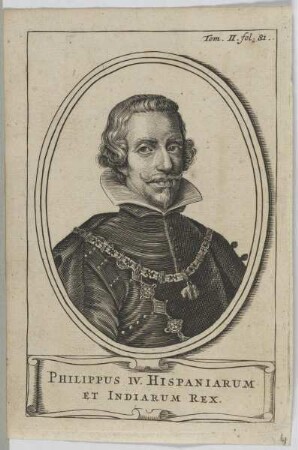 Bildnis des Philippus IV., König von Spanien