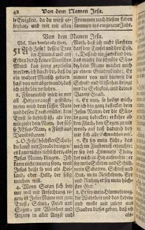 42-63, Von dem Namen Jesu
