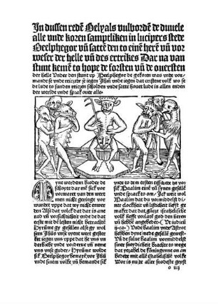 In dussen redē Belyals vulbordē de duuele alle vnde koren samptliken in lucipers stede Beelphegor [...]