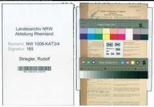 Entnazifizierung Rudolf Striegler , geb. 23.09.1904 (Ingenieur)