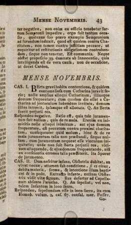 43-46, Mense Novembris; Mense Decembris