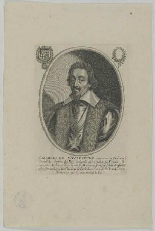 Bildnis des Charles de L'Avbespine