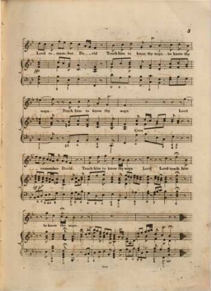 Lord remember David : in the sacred oratorio Redemption
